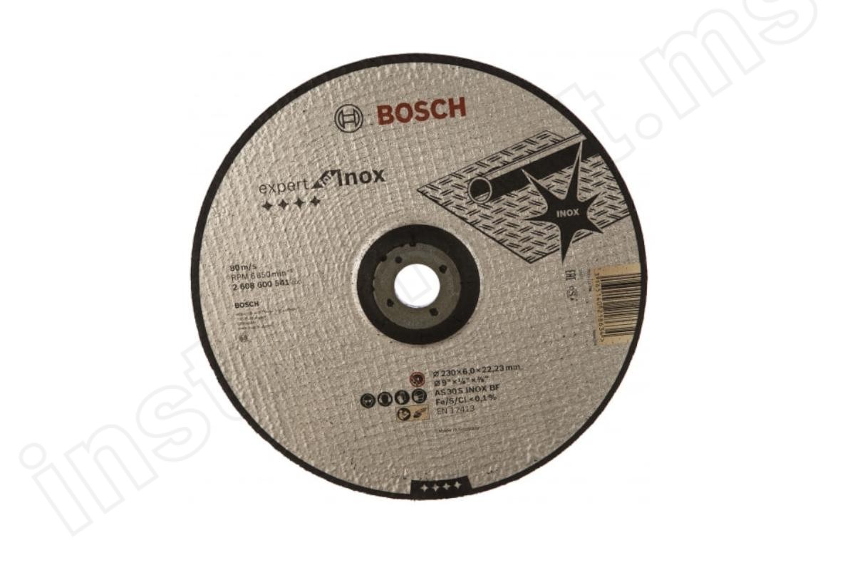 Зачистной круг по нерж.стали Bosch 230х6,0х22 Inox - фото 1